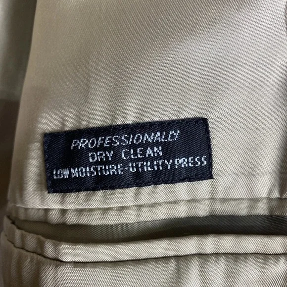 Roundtree & York Mens Blazer 42R Beige 100% Camel Hair Sport Coat Lined Jacket - Picture 8 of 12